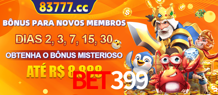 Anúncio dos benefícios para Membro VIP Sênior na plataforma bet399, incluindo bônus promocionais, semanais e mensais, ilustrado com o personagem Fortune Tiger.