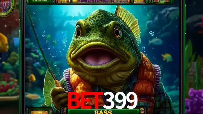 Personagem de peixe pescador do popular jogo de slot com tema de pescaria, uma das emocionantes opções de caça-níqueis para jogar e ganhar no cassino bet399.